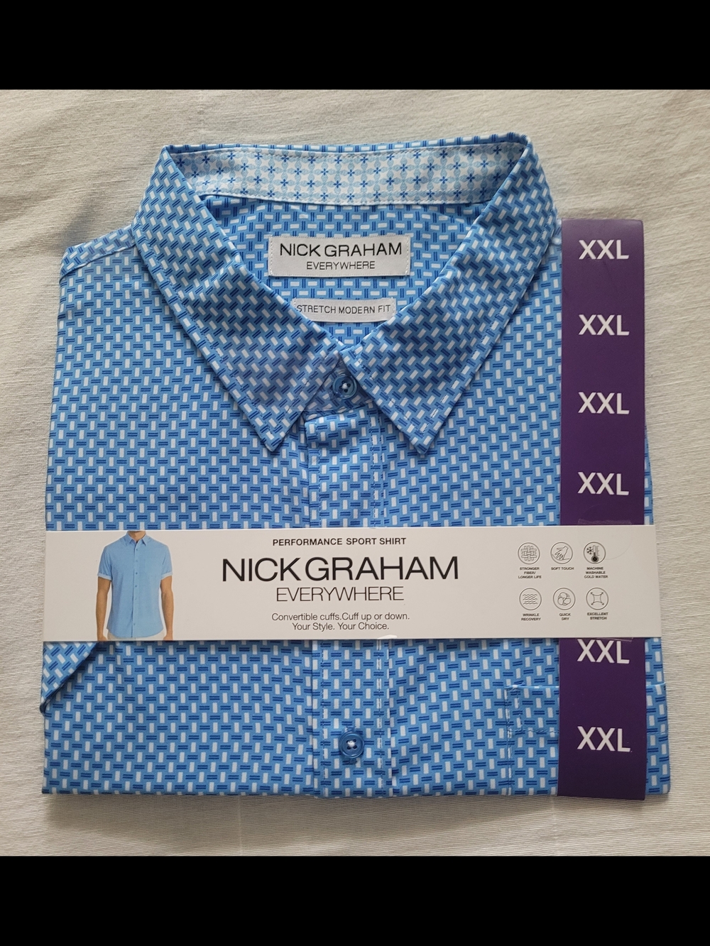 Nick Graham Sz XXL Everywhere Men’s Sport Shirt
